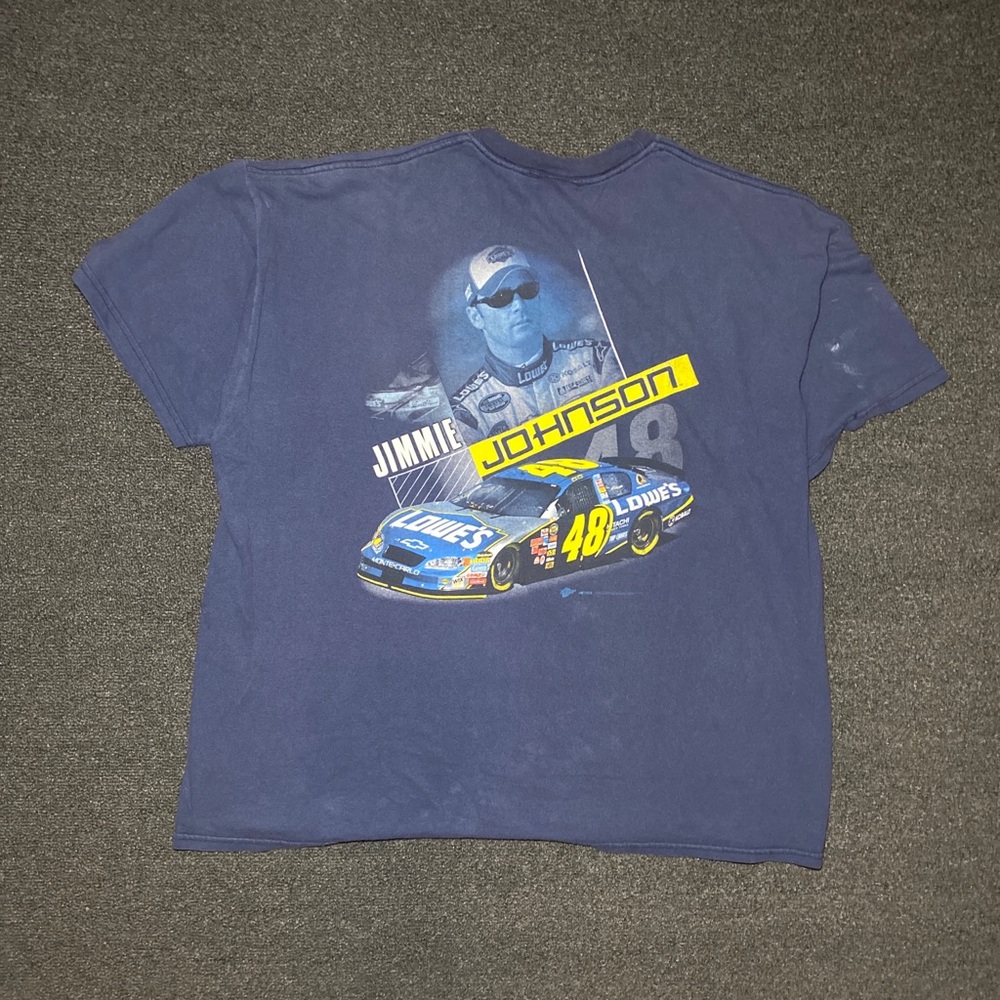 Jimmy Johnson #48 lowes nascar racing shirt size 2xl